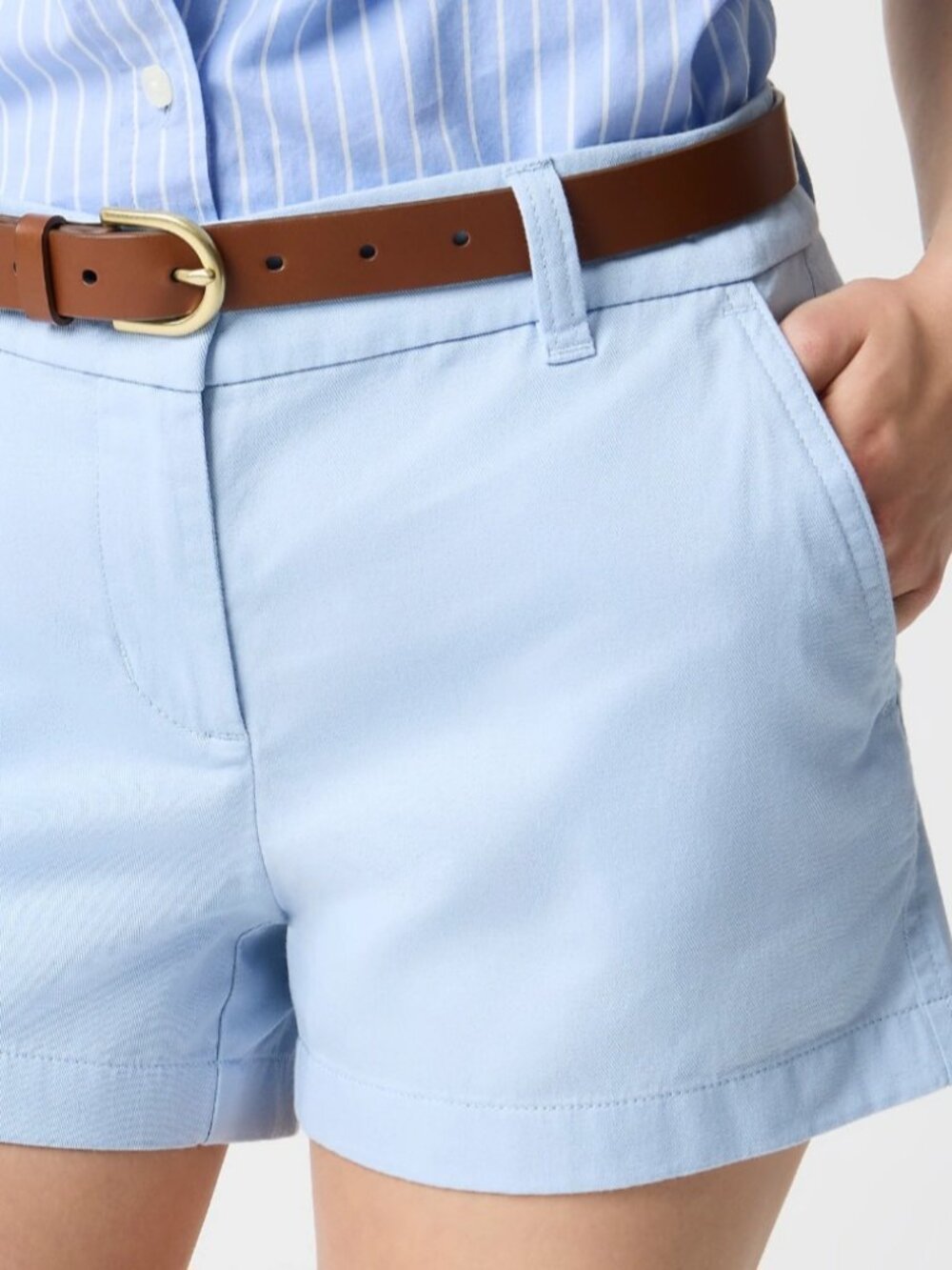 J. Crew | Baby Blue Light Crew 3.5" Shorts Size 6